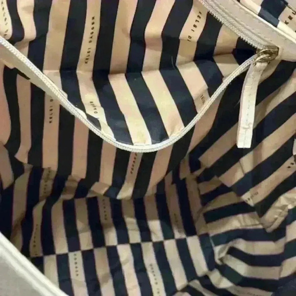 🔥🔥 Large leather & embossed suede tote Kelsi Dagger NWT!  Neutral Shoulder Bag - Picture 13 of 15